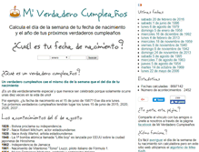 Tablet Screenshot of miverdaderocumpleanos.com